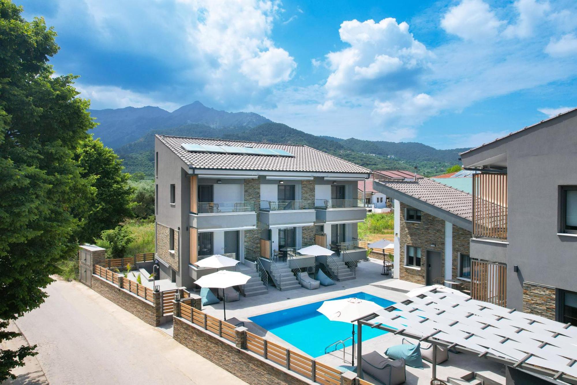 خْريسيا أموذيا Aerino Luxury Villas المظهر الخارجي الصورة